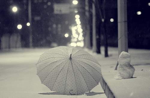 下雪天的温暖心情说说